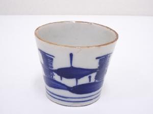 大正期　染付蕎麦猪口